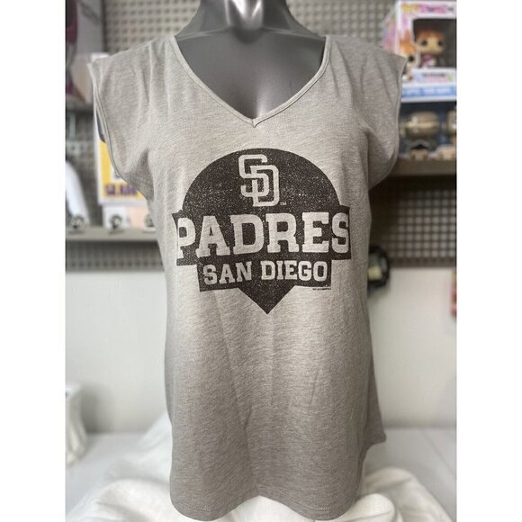 Next Level‎ Apparel  Women’s San Diego Padres Tank Large Baseball MLB - Picture 1 of 3